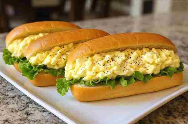 Egg Salad Sandwiches 🥚🥪 A creamy, classic favorite that’s quick, tasty, and perfect for lunch or a...