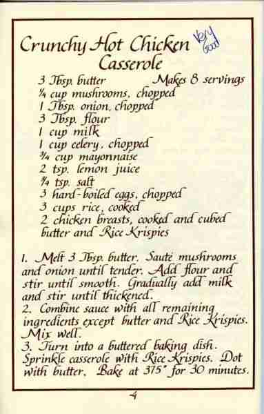 Crunchy Hot Chicken Casserole (Double tap on the recipe below ⬇️ to see the full page view.) #chicke...