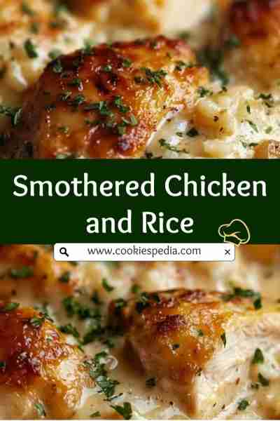 Smothered Chicken and Rice Ingredients: - 4 boneless, skinless chicken breasts - 1 tablespoon olive...