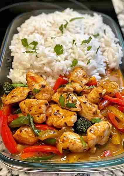 🍋 This Creamy Garlic Lemon Chicken Stir-Fry brings a bright and zesty twist to weeknight meals. Ten...