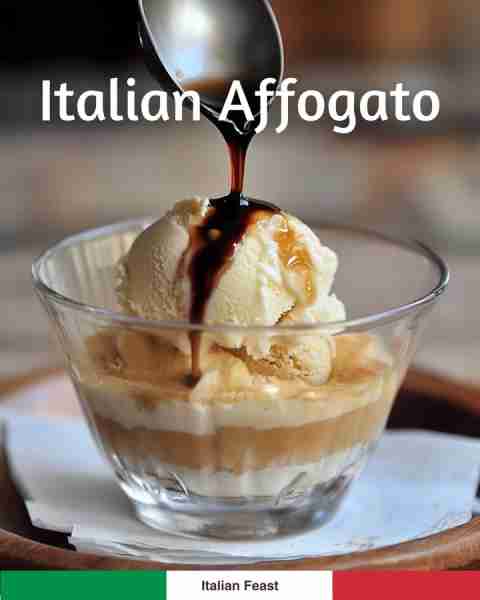 Classic Italian Affogato ☕ Vanilla gelato drowned in hot espresso 🇮🇹🍨🍫 recipe in the сo.м.м.e.n.t...
