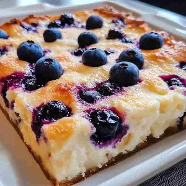 🫐 Blueberry Cottage Cheese Breakfast Bake 🍴 Start your day with this creamy, protein-packed breakf...