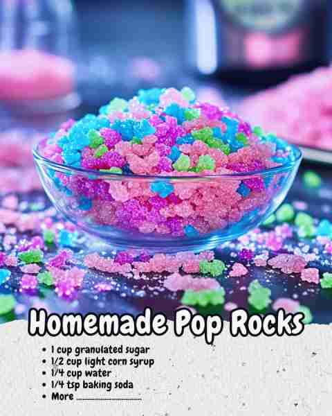 🍬 Homemade Pop Rocks Recipe : Fizzy, Crackling, Sweet & A Fun Science-Inspired Candy You Can Make a...