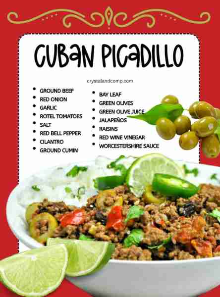 ❤️ CUBAN PICADILLO RECEIPE Make this fast in the Instant Pot! ⭐⭐ RECIPE IN THE COMMENTS
