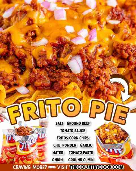Get ready to dig into the ultimate comfort food with this mouthwatering Frito Chili Pie recipe, feat...