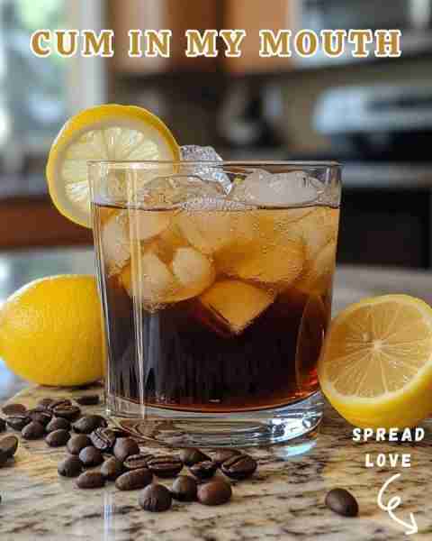 CUM IN MY MOUTH Ingredients: • 2 oz Irish whiskey • 1 oz freshly brewed espresso (cooled) • ¾ oz lem...