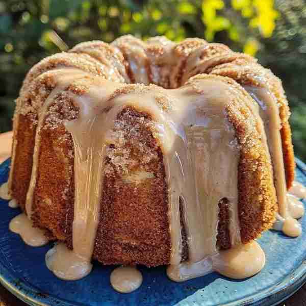 🍥 Cinnamon Roll Pound Cake with Cream Cheese Glaze 📝 Ingredients For the Cake: 3 cups all-purpose...