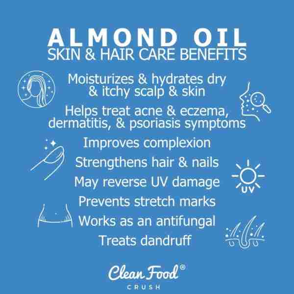6 Uses and Benefits of Almond Oil You’ve likely heard of olive, vegetable, and coconut oil, but did...