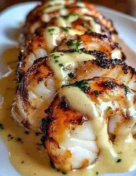 Creamy Garlic Butter Lobster Tails This decadent dish features tender lobster tails smothered in a c...