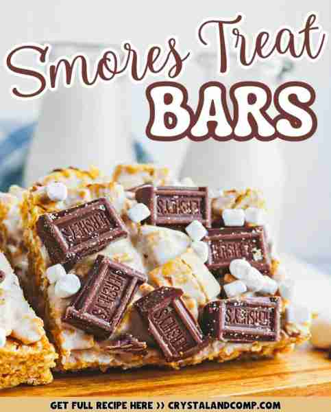 🔥🍫 SMORES TREAT BARS mini marshmallows butter honey graham cereal snack size Hershey’s milk chocol...