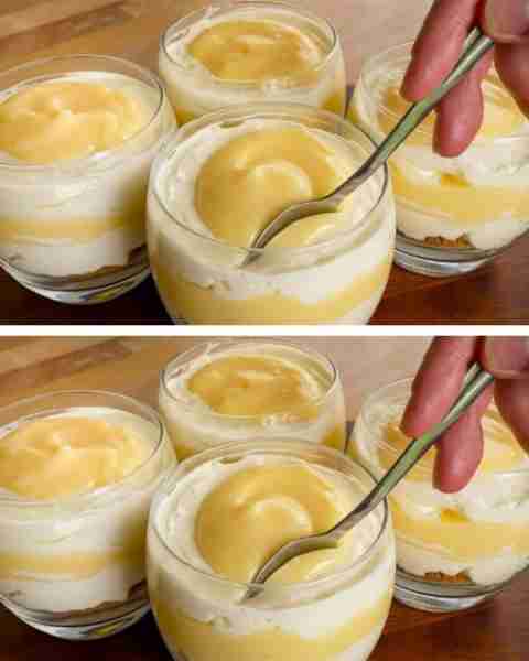 You have one minute for a new homemade dessert that I never get tired of eating! 👇🍋 See the recipe...
