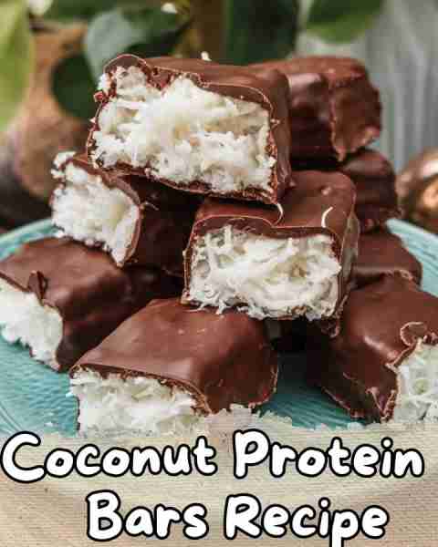 ⬇️ Coconut Protein Bars Recipe 😋⬇️ Searching for a delicious and nutritious snack to satisfy your c...