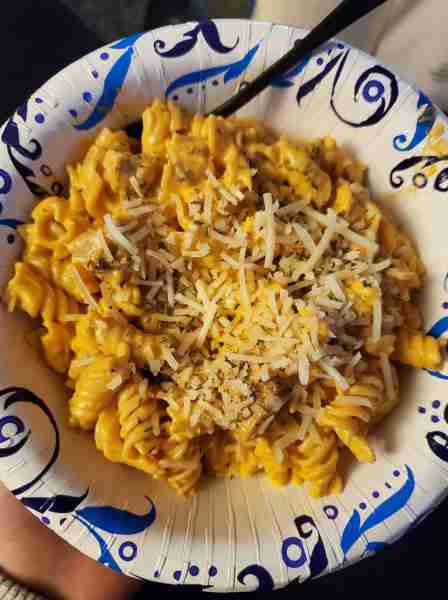 ‼️Buffalo chicken pasta‼️ Ingredients: 4 chicken tenders salt pepper garlic powder paprika 1 box of...
