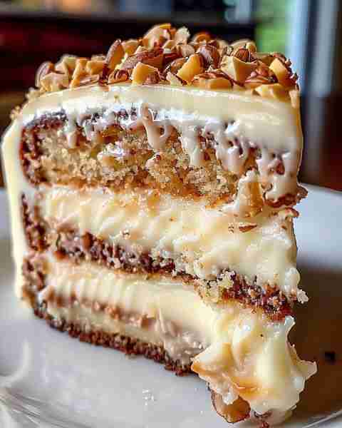 White German Chocolate Cheesecake Cake Ingredients For the Cake Layers: 2 cups all-purpose flour 2 t...