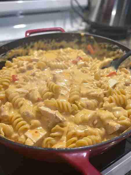 Inspired by a post the other day. I just changed it up a bit and it is delicious. 16 oz Velveeta 1 c...