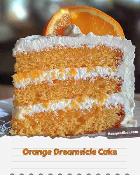 Orange Dreamsicle Cake 🍊 A refreshing cake with a delightful orange flavor! 📋 Ingredients - 1 b...