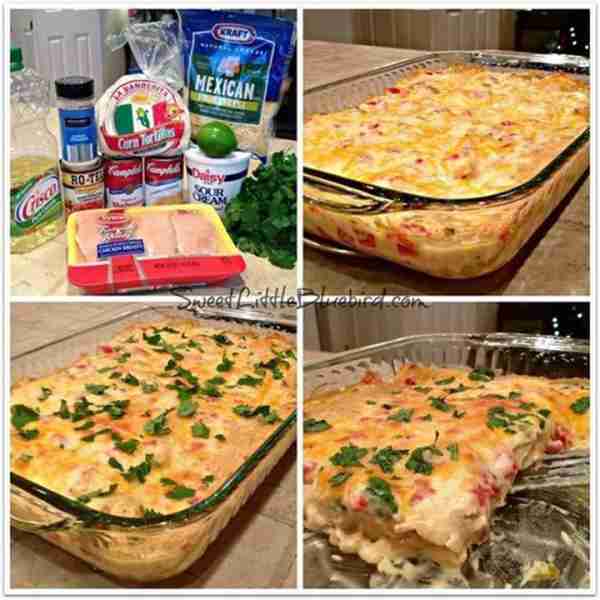 💖 Chicken Enchilada Bake! 💖💖 Loaded with flavor, smothered in goodness! 💖 Get the Recipe in the...