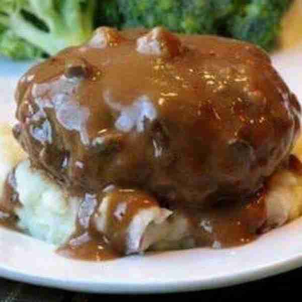 Slow Cooker Salisbury Steak Ingredients 2 pounds lean ground beef 1 (1 ounce) envelope dry onion sou...