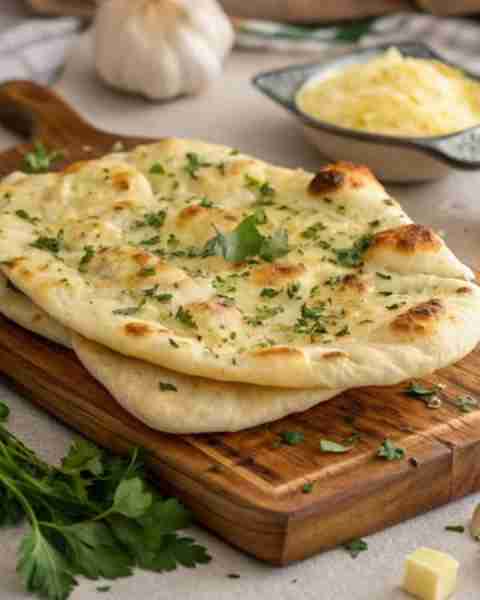 Here’s a delicious and easy Garlic Butter Naan 🍞🧄 recipe with step-by-step instructions, emojis in...