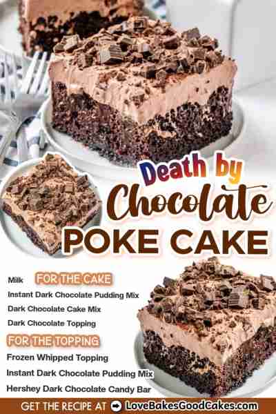 RECIPE - https://www.lovebakesgoodcakes.com/death-by-chocolate-poke-cake/ This Death By Chocolate Po...