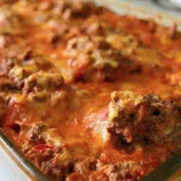 Cabbage Beef Bake Ingredients 1 small cabbage, shredded 1 1/2 lbs lean ground beef 1 large onion, ch...