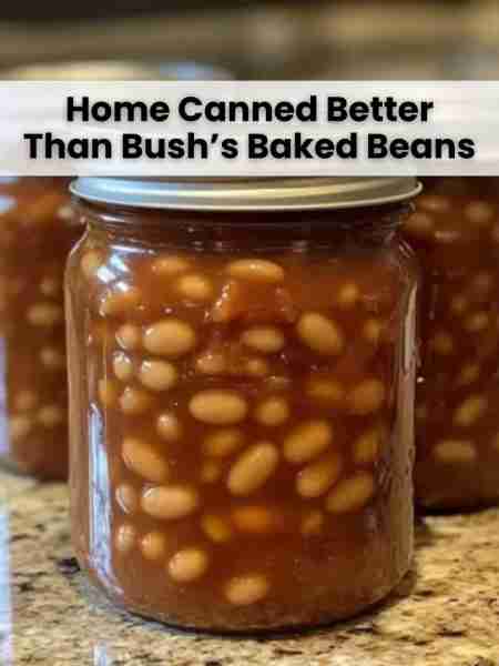 Home Canned Better Than Bush’s Baked Beans Ingredients: 4 pounds navy beans, rinsed and sorted 2 qua...