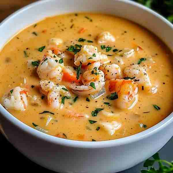 Crab & Shrimp Seafood Bisque 🦀🍤 Delight in this rich and creamy seafood bisque! 📋 Ingredients...