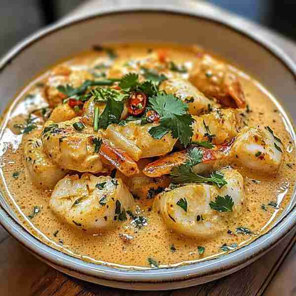 🐟🥥🍛 Thai Coconut Tamarind Fish Curry 🍽️ Servings: 4 ⏱️ Time: Prep: 10 mins | Cook: 20–25 mins | T...