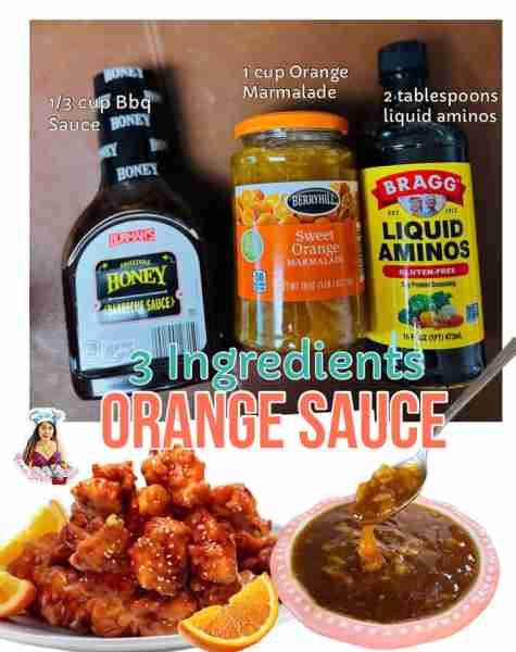 If you want quick and easy orange sauce, ready in minutes, you can try this! All you need: 1 cup ora...