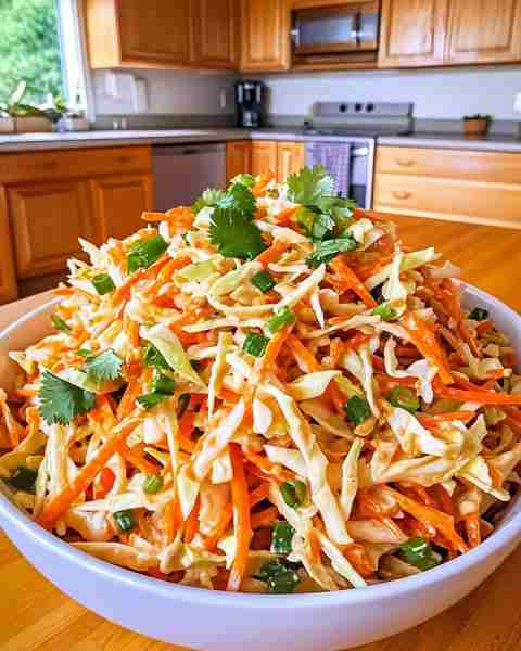 Your New Favorite Sweet & Savory Vegan Slaw! ✨🥗 ingredients: 4 cups (about 280g) shredded green ca...