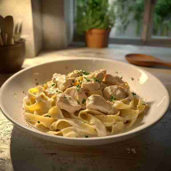 Homemade Chicken Fettuccine Alfredo 🍽️ Serves: 4 ⏱️ Ready in: ~30 minutes 🧂 Ingredients: For the Ch...
