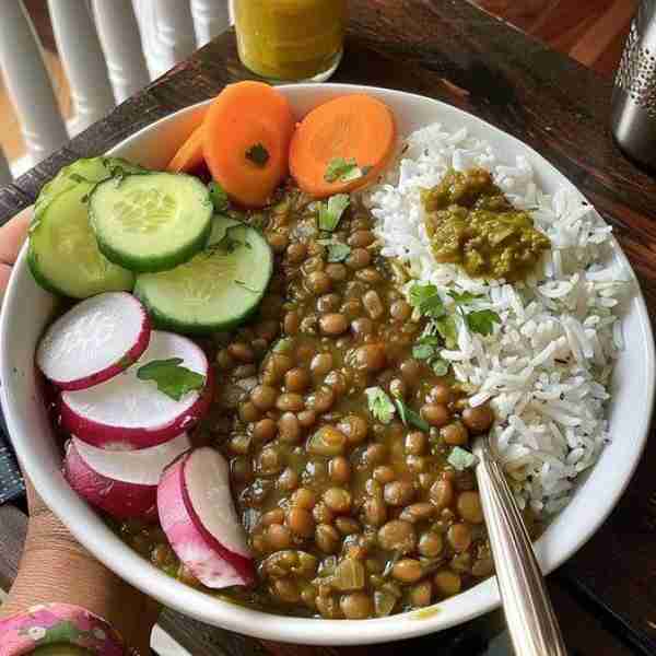 My family loves this WHOLE BROWN LENTILS CURRY.