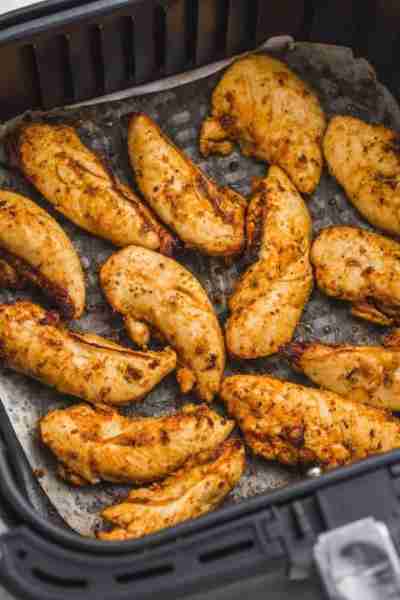 Air Fryer Grilled Chicken Tenders Prep Time: 5minutes mins Cook Time: 15minutes mins Total Time: 20m...
