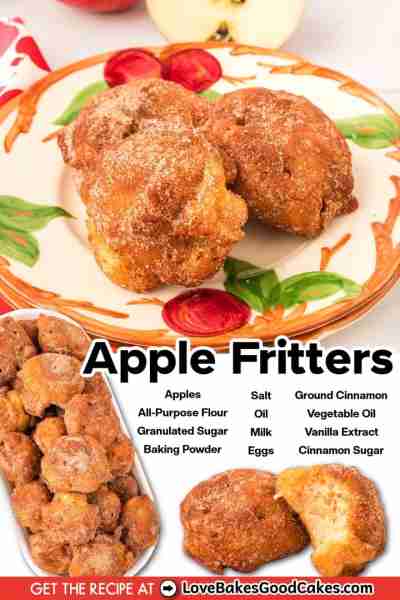 RECIPE - https://www.lovebakesgoodcakes.com/apple-fritters/ Tender, fluffy deep-fried dough stuffed...