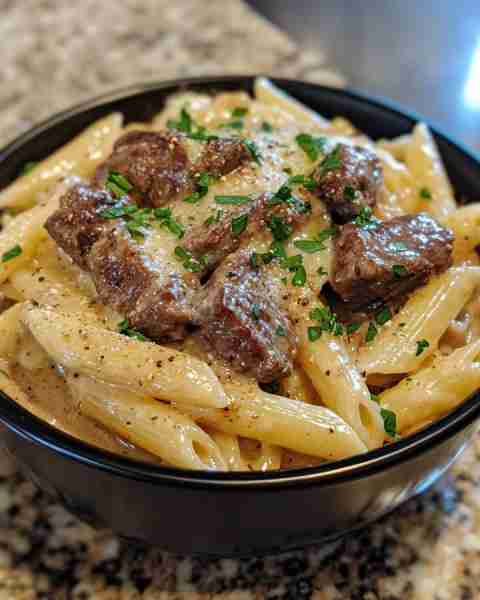 Cajun Garlic Beef with Penne Pasta Ingredients: 1 lb ground beef 10 oz penne pasta 2 tablespoons oli...