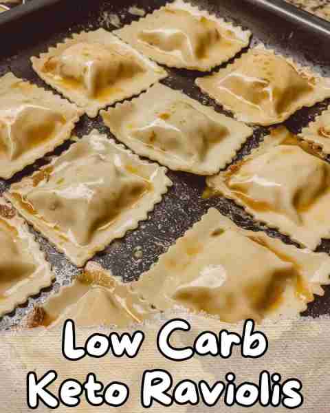 ⬇️ Low Carb Keto Raviolis 😋⬇️ If you're looking for a tasty treat that's also low in carbs, these L...
