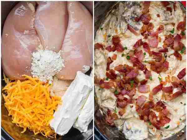 Crack Chicken in the crockpot for dinner! We love this, because you put it in the crockpot and you w...