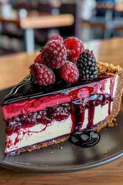 Berry Cheesecake with a Fruit Topping! Ingredients: For the crust: 1 1/2 cups graham cracker crumbs...