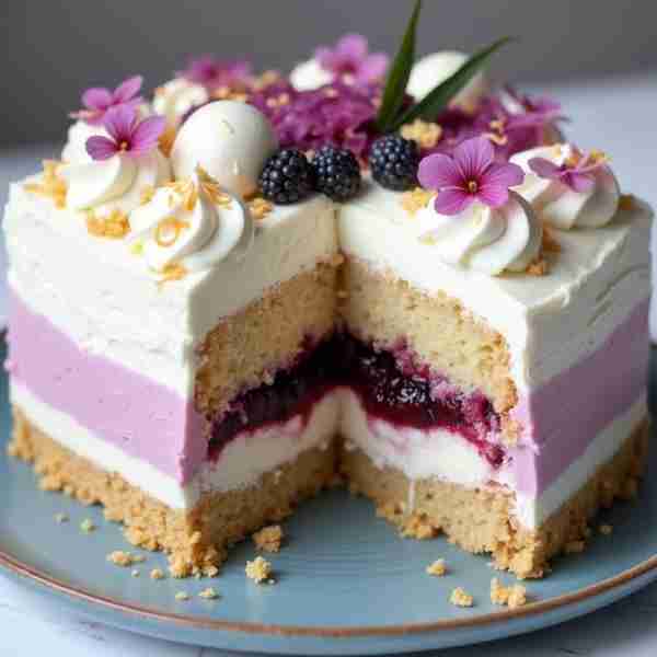 🍦🍰 One Bowl Vanilla Ice Cream Cake 🍰🍦 A simple, delicious cake made with creamy vanilla ice crea...