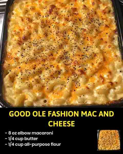 Good Ole Fashion Mac and Cheese Who else is craving some creamy and delicious mac and cheese right n...