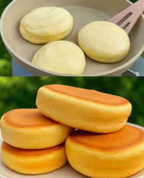DIY Souffle Pancakes! 🥞 Ingredients: - 2 large Eggs 🥚🥚 - 3 tbsp White Sugar - 1/2 cup All-purpose...