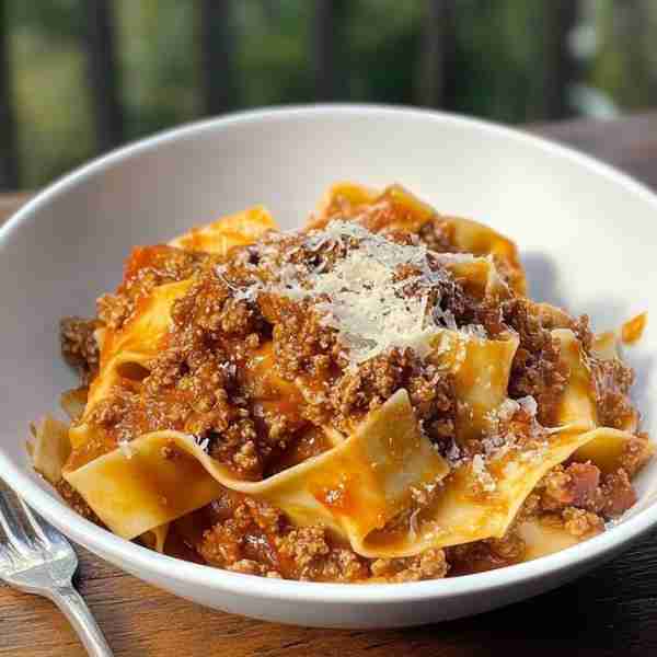 Pappardelle with Hearty Meat Ragu & Shaved Parmesan 🍽️ Serves 4 | ⏱️ Ready in 1 hour Ingredients For...