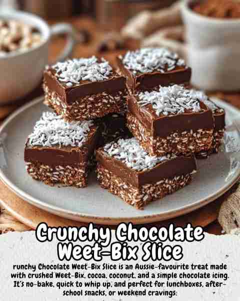 🍫 Crunchy Chocolate Weet-Bix Slice : Easy, Chocolatey & Perfectly Crunchy Aussie Classic! 𝐅𝐮𝐥𝐥 𝐫𝐞𝐜𝐢...
