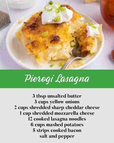 PIEROGI LASAGNA