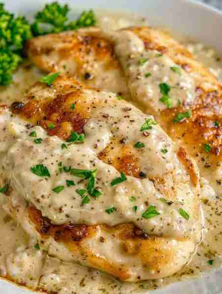 Melt In Your Mouth Caesar Chicken INGREDIENTS 4 boneless skinless chicken breasts 1 cup Caesar salad...