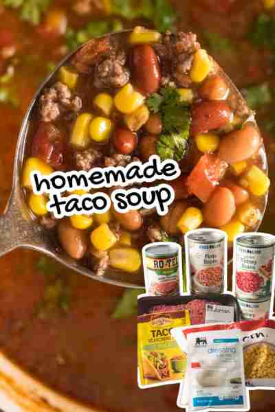 🌮⭐ TACO SOUP RECIPE Everyone loves this at our house! ⭐ RECIPE IN THE COMMENTS