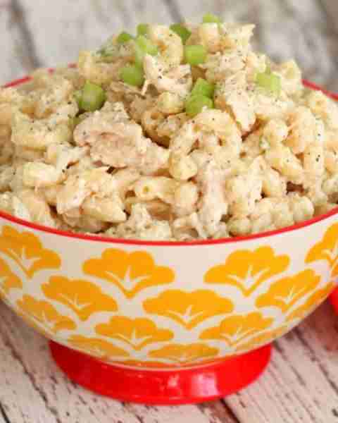 This cool and creamy chicken salad recipe will be a big hit at your next picnic or cookout!