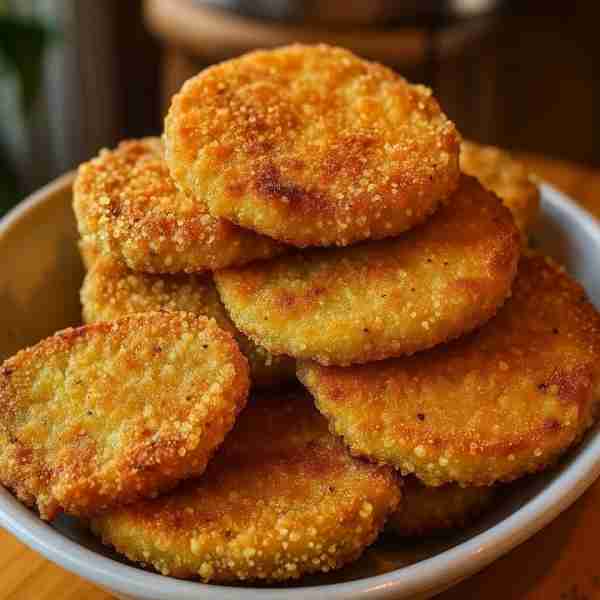 Crispy Fried Green Tomatoes 🍅🔥 A Southern classic that’s crunchy, golden, and absolutely irresisti...