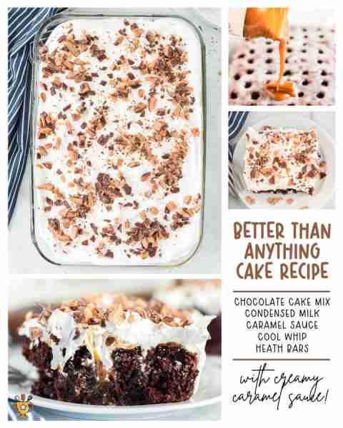 Better Than Anything Cake! The name says it all. Rich, gooey, and totally dreamy. 🍫 Don’t wait—make...