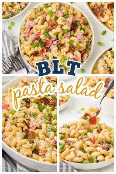 If you love crispy bacon and BLT sandwiches, you have to try our BLT Pasta Salad! The creamy dressin...